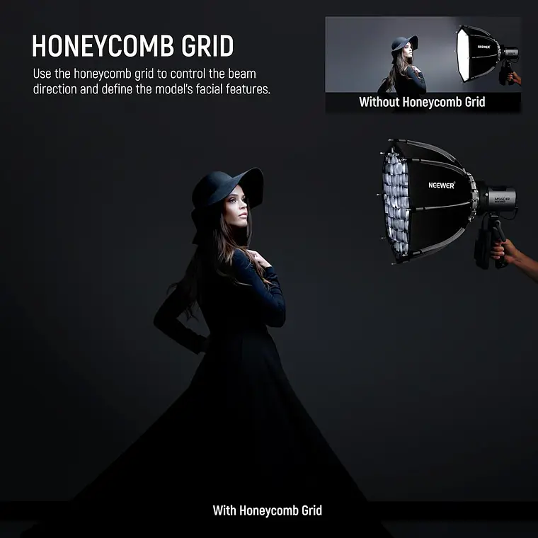 Softbox Neewer Octagonal de 45 cm con Montura Bowens 7