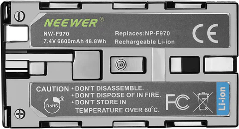 Batería Neewer NP-F970 6600mAh para Sony