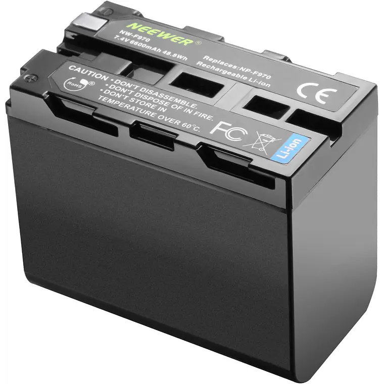 Batería Neewer NP-F970 6600mAh para Sony 1