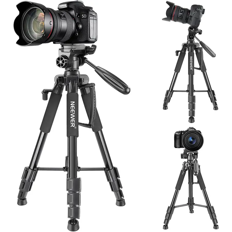 Trípode Aluminio Neewer SAB234 142 cm con Cabezal Panorámico 3