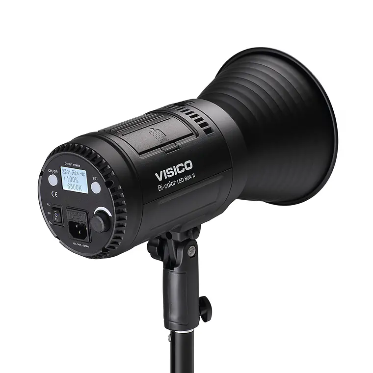 Kit de 2 Cañón Led Visico Led-80A II Montura Bowens 2