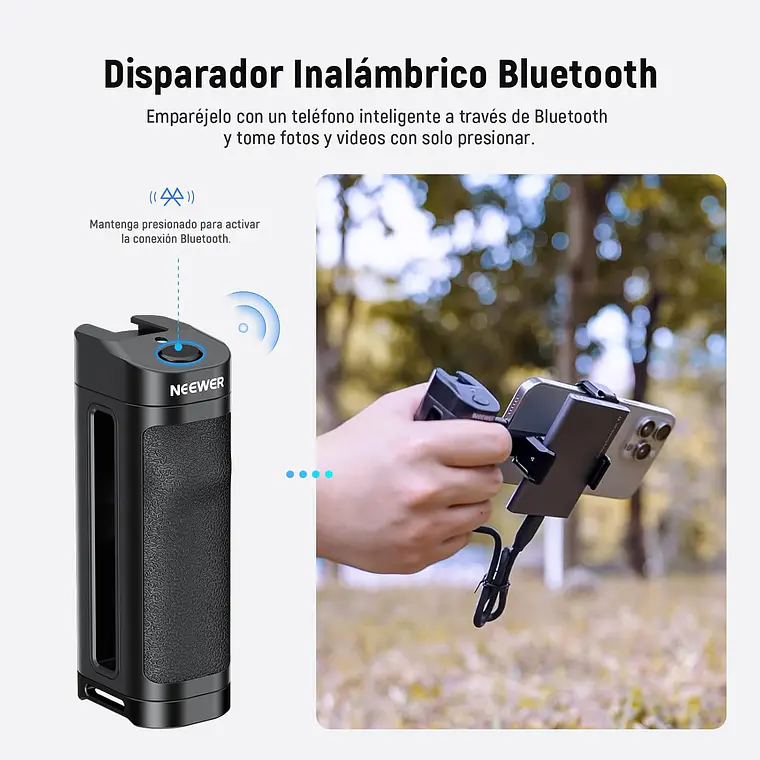 Mango Bluetooth Neewer PA028E con Soporte y Monturas 3