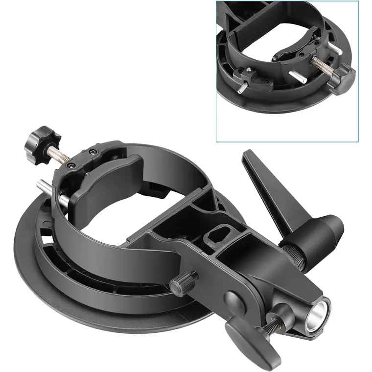 Soporte de montaje tipo S Neewer para flash Speedlite 6