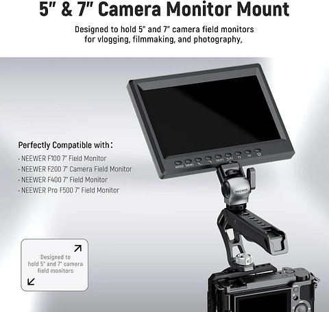 Soporte de Monitor de Cámara Neewer con Zapata Fría
