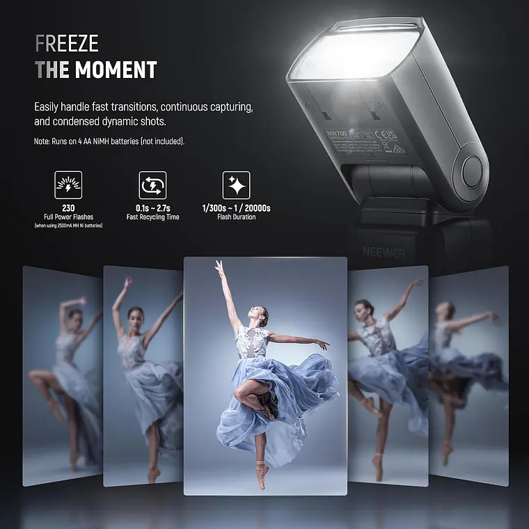 Flash Speedlite Neewer NW700-S TTL para Sony 8