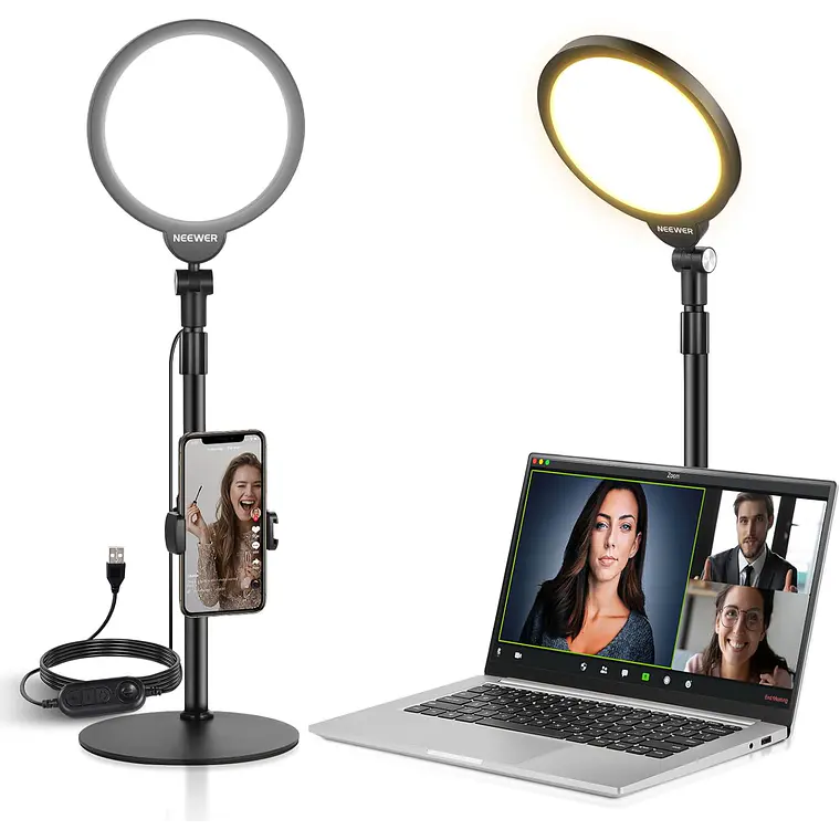 Kit de Luz Selfie Neewer R06 de 17,8 cm para Teléfonos 1