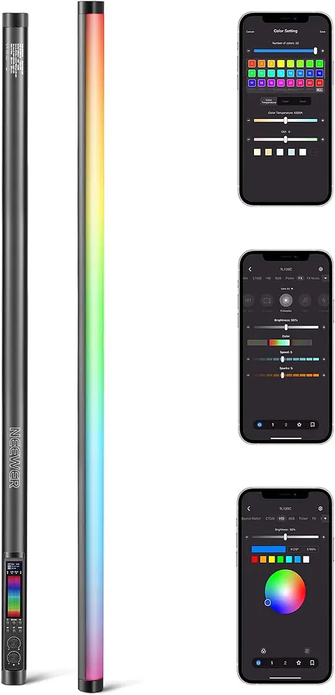 Tubo de Luz RGB Neewer TL120C 120 cm con Control App