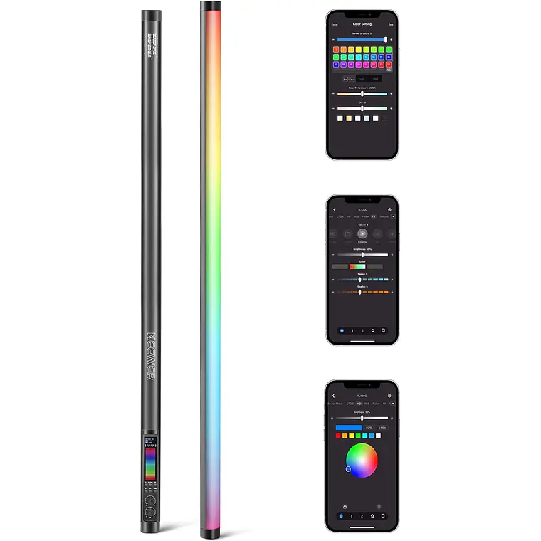 Tubo de Luz RGB Neewer TL120C 120 cm con Control App 1