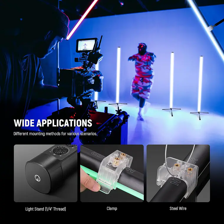 Tubo de Luz RGB Neewer TL120C 120 cm con Control App 2