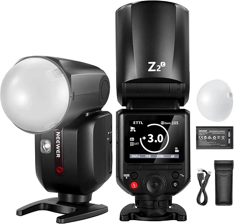Flash Speedlite Neewer Z2-C TTL Cabezal Redondo para Canon