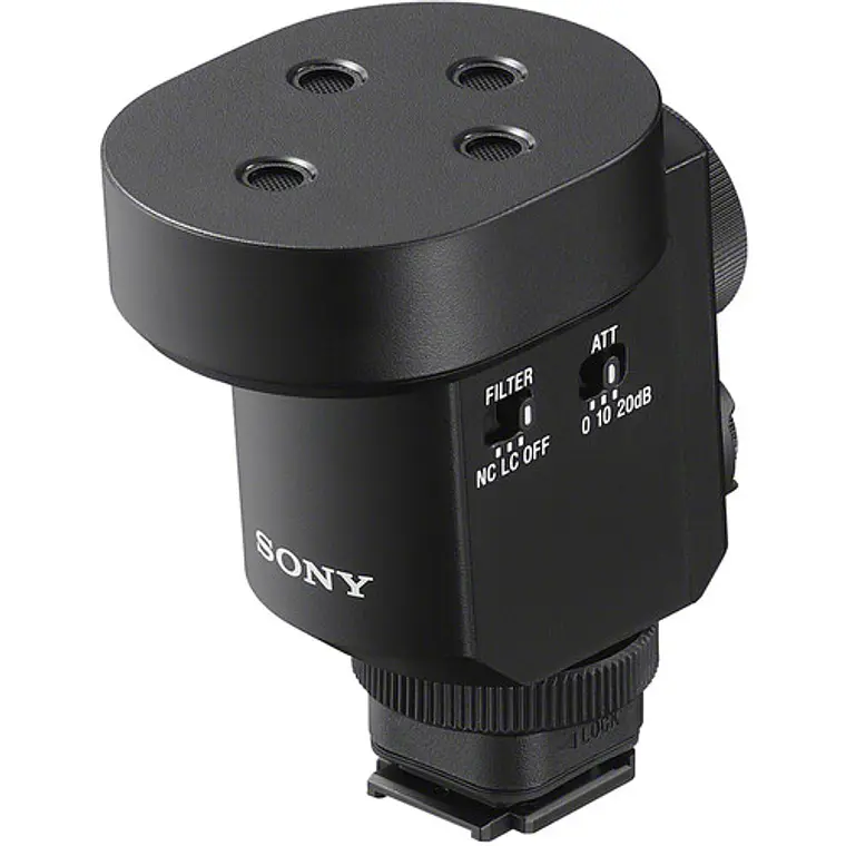 Micrófono digital tipo cañón compact Sony ECM-M1 para cámara 1