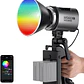 Foco de mano con luz LED RGB para video Neewer MS60C - Miniatura 1