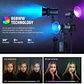 Foco de mano con luz LED RGB para video Neewer MS60C - Miniatura 4