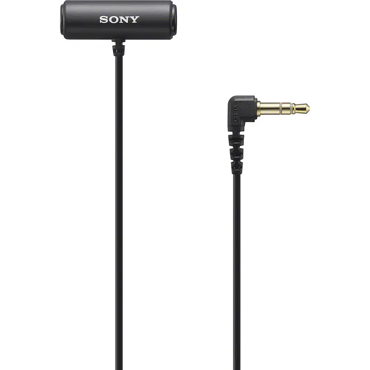 Micrófono lavalier compacto Sony ECM-LV1 con conector TRS 1