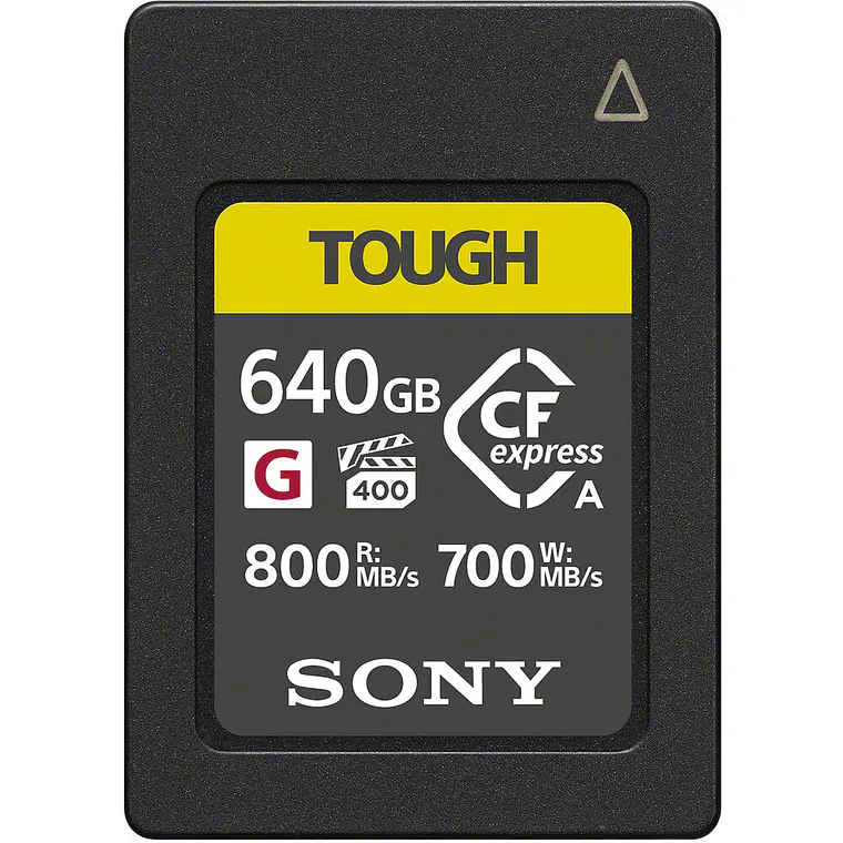 Tarjeta de memoria Sony CFexpress tipo A TOUGH de 640 GB 1