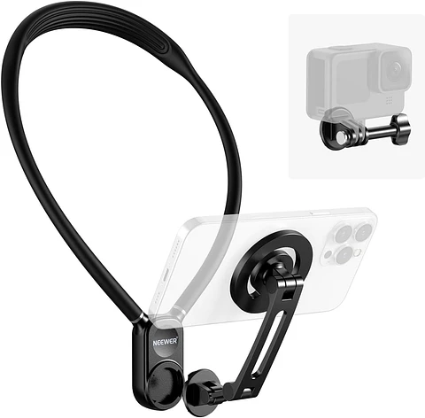 Soporte Cuello Neck Neewer GP-16 Magnético para Teléfono/GoPro