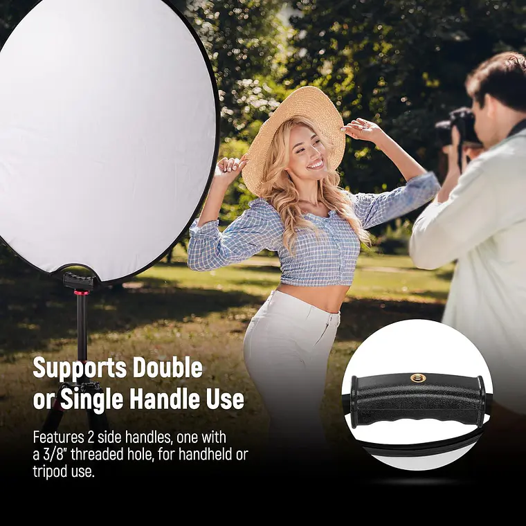 Reflector Neewer 5 en 1 Plegable de 80 cm con Asas 3