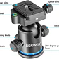 Cabezal de Bola Neewer Arca con Placa QR Azul y Negro - Miniatura 3