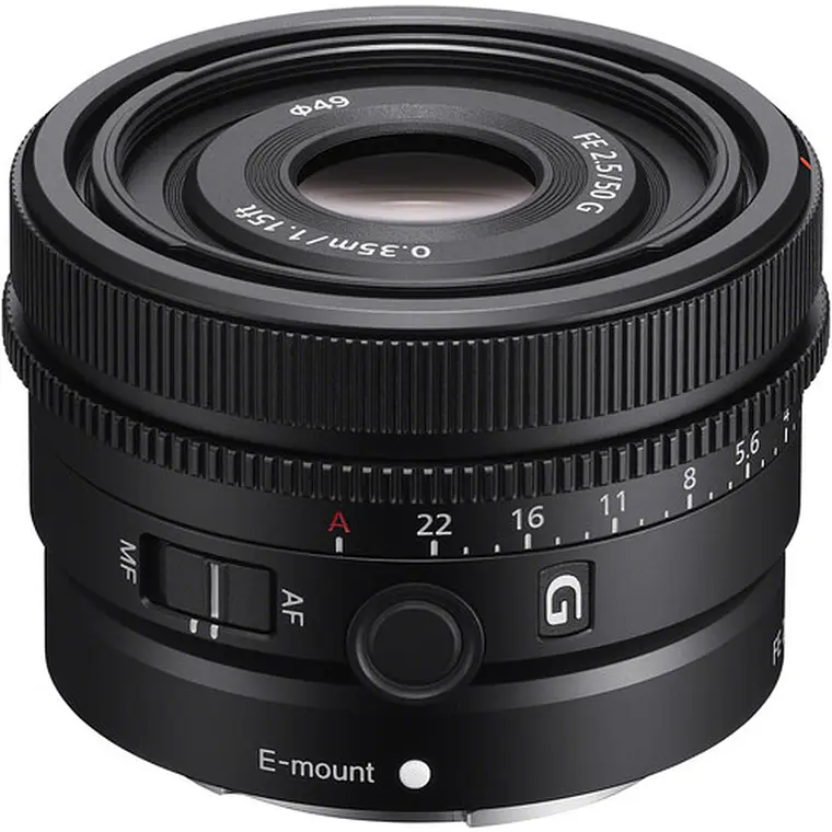 Lente Sony FE 50mm f/2.5 G 1