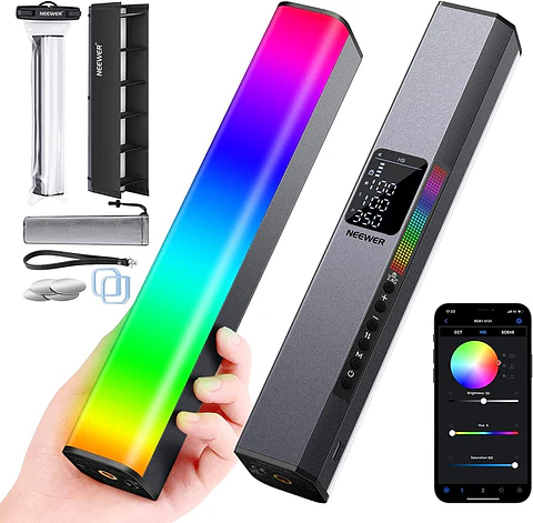 Barra LED RGB Neewer RGB1 Magnética y Portátil