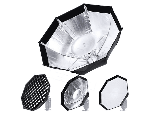 Mini Octabox Godox AD-S7 con Grilla para AD200Pro y AD200ProII