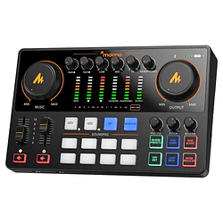 Interfaz de Audio Maonocaster AME2 Gen 2 para Podcasting