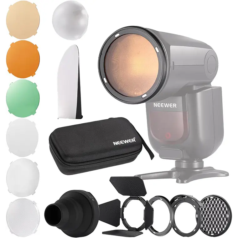 Kit Magnético Neewer CRM2 para Flashes de Cabeza Redonda 1