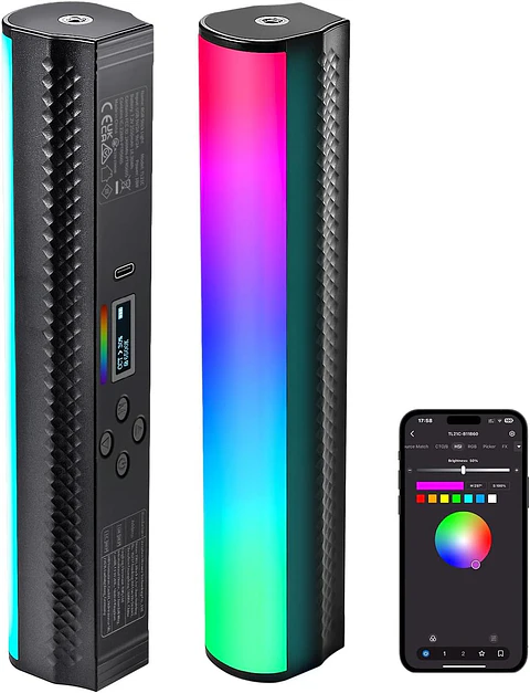 Tubo de luz led RGB Magnética Neewer TL21C con Control por App