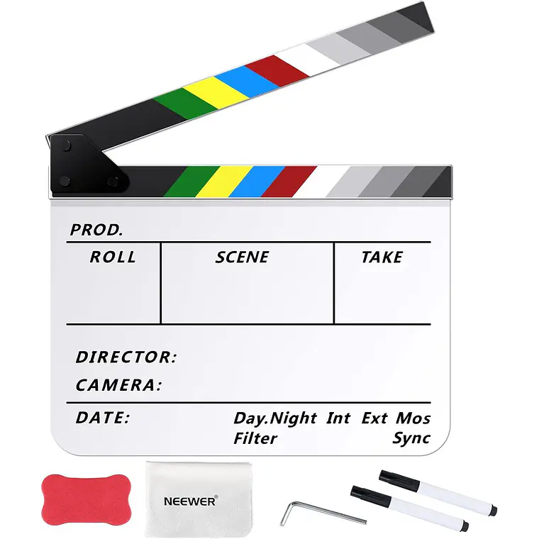 Claqueta de Director Neewer de Acrílico 1
