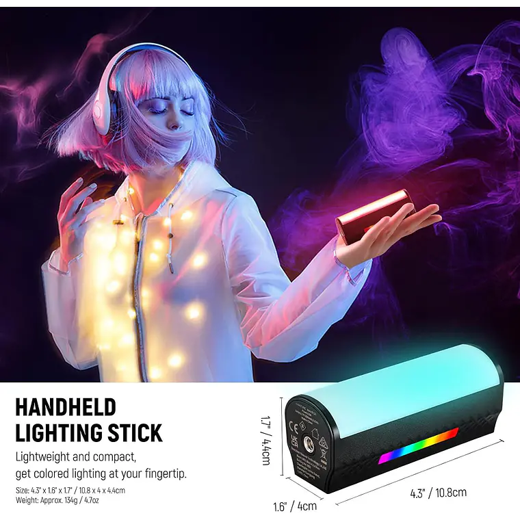 Barra RGB Magnética Neewer TL97C Portátil con Control App 8
