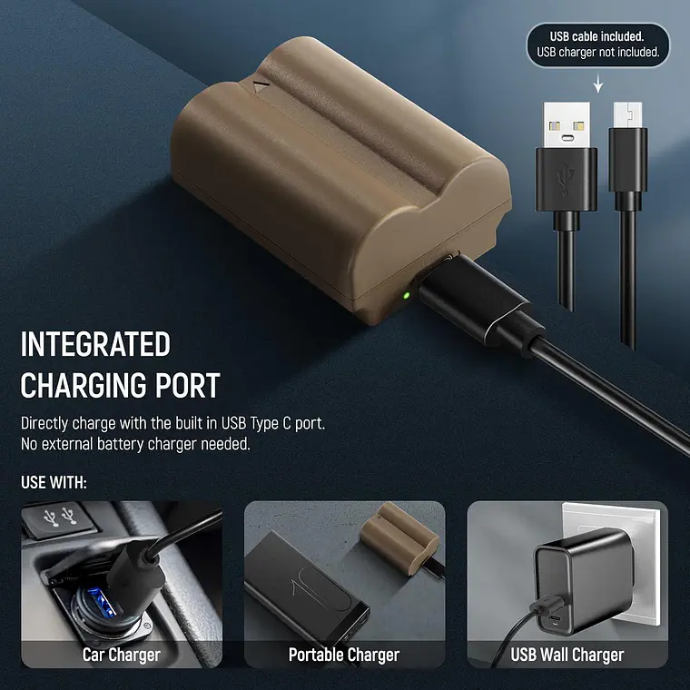 Batería Neewer NP-W235 2400mAh para Fujifilm 4