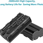 Kit 2 Baterías Neewer NP-F550 2600mAh con Cargador USB Dual - Miniatura 4