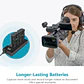 Kit 2 Baterías Neewer NP-F550 2600mAh con Cargador USB Dual - Miniatura 5