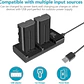 Kit 2 Baterías Neewer NP-F550 2600mAh con Cargador USB Dual - Miniatura 7