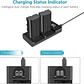 Kit 2 Baterías Neewer NP-F550 2600mAh con Cargador USB Dual - Miniatura 8