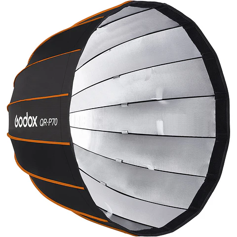 Octabox Parabólico Godox QR-P70 Armado Rápido 70cm - Bowens