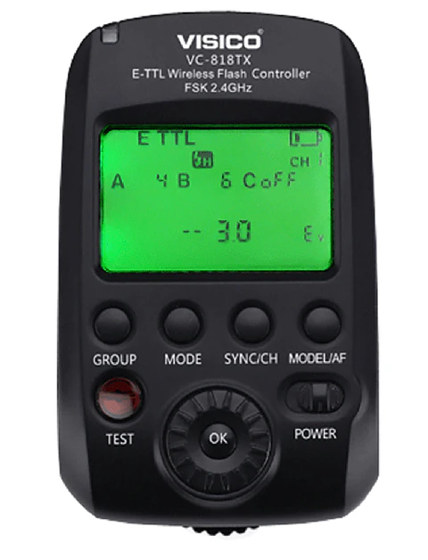 Trigger HSS TTL Visico VC-818 TX Sony