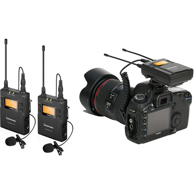 Micrófonos inalámbricos Saramonic UwMic9 Kit 2 (2 TX9 + 1 RX9) UHF 2