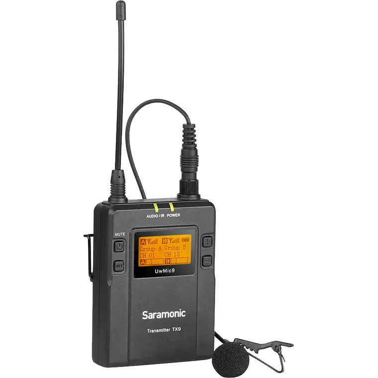Micrófonos inalámbricos Saramonic UwMic9 Kit 2 (2 TX9 + 1 RX9) UHF 3