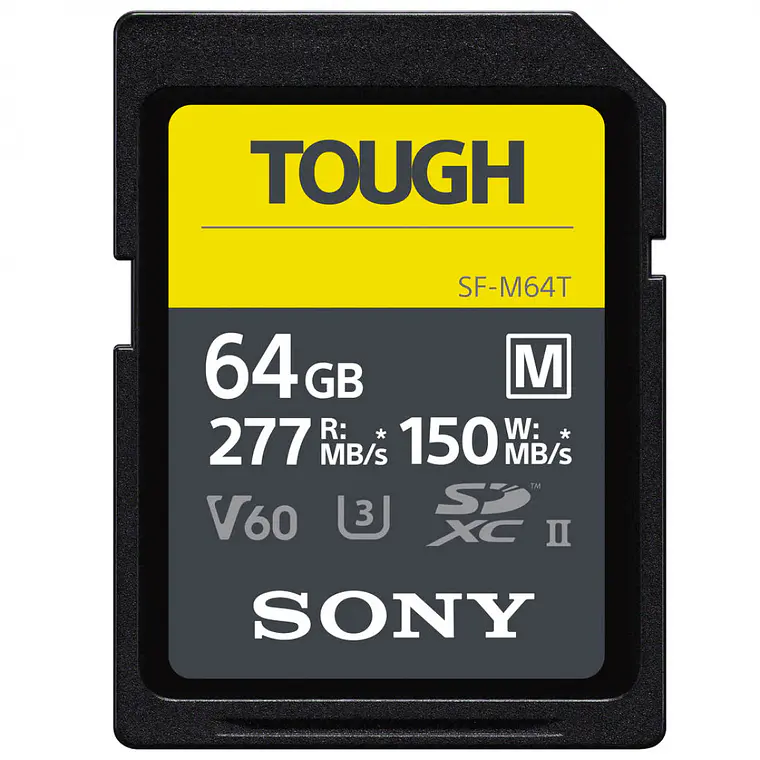 Tarjeta Sony SF-M64T Tough Series UHS-II SDXC de 64 GB 1