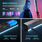 Tubo de luz LED Neewer RGB2 de 40 cm con puerta metálica - Miniatura 2