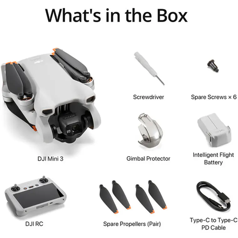 Dron Mini 3 DJI con control remoto DJI RC 13