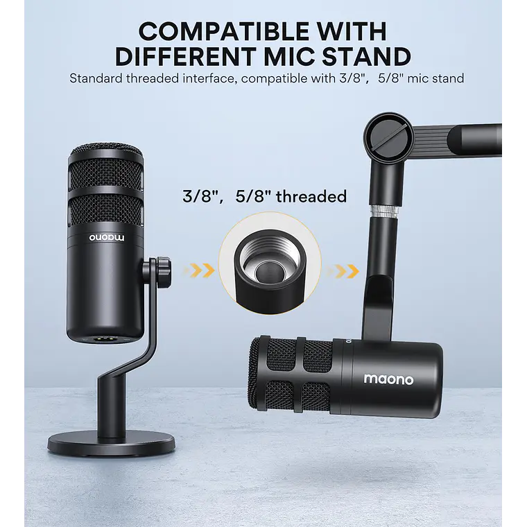Micrófono Dinámico Maono PD100 XLR 7