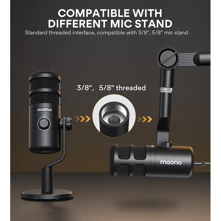 Microfono dinamico Maono PD100U USB 4