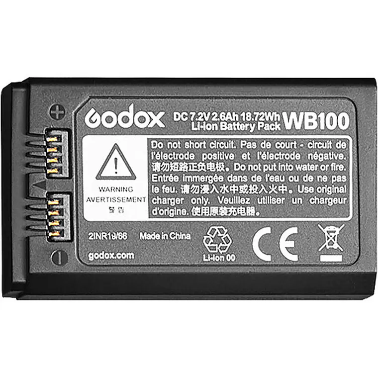 Batería Godox WB100 para AD100pro 1
