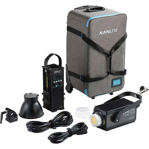 Cañón Led Nanlite Forza 720 Bi Color - Rolling Case Kit