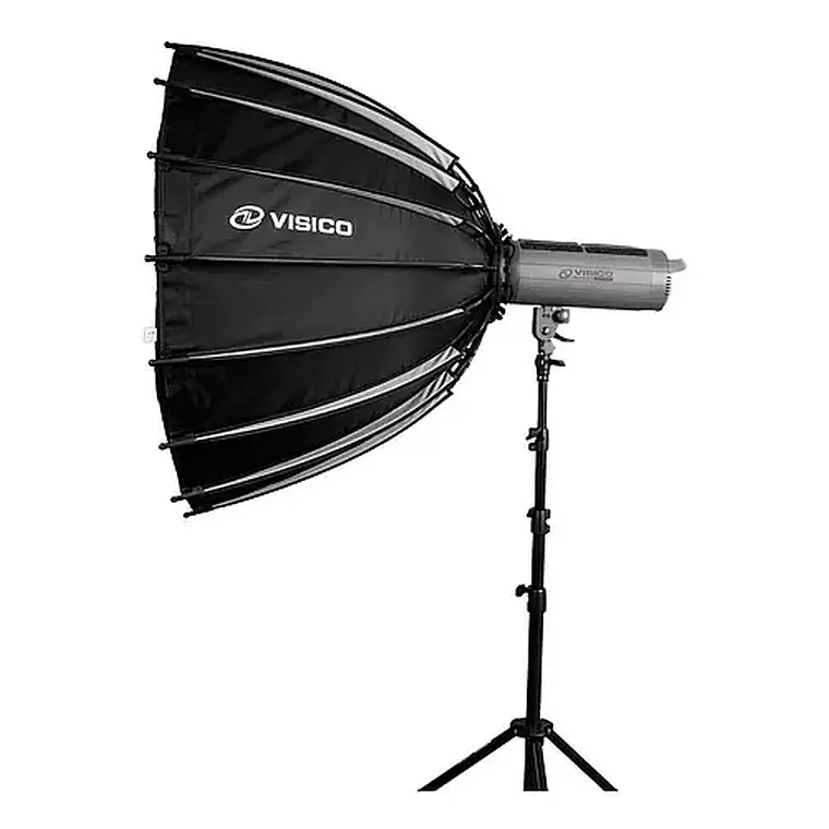 Softbox Parabólico Visico de 70 cm con Grilla 1