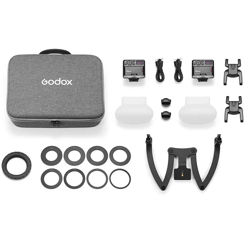 Kit de Flash Macro Dental Godox MF12