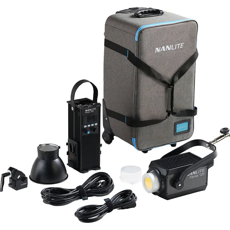 Cañón Led Nanlite Forza 720 Daylight - Rolling Case Kit 1