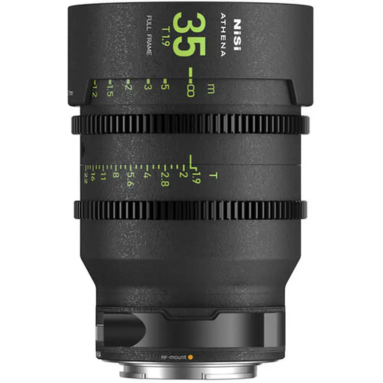 Lente de Cine NiSi ATHENA PRIME 35mm T1.9 - Montura E (Drop-In Filter) 1
